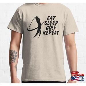 Eat Sleep Golf Repeat Essential Tshirt Classic Tee